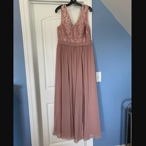 Bridesmaid Dress, Size 14, Dusty Rose Color